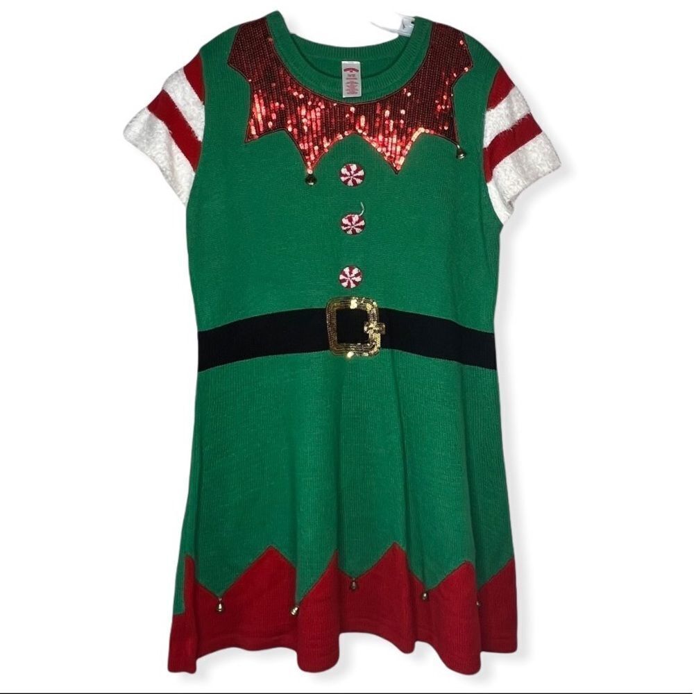 Holiday Time Christmas Sweater Dress